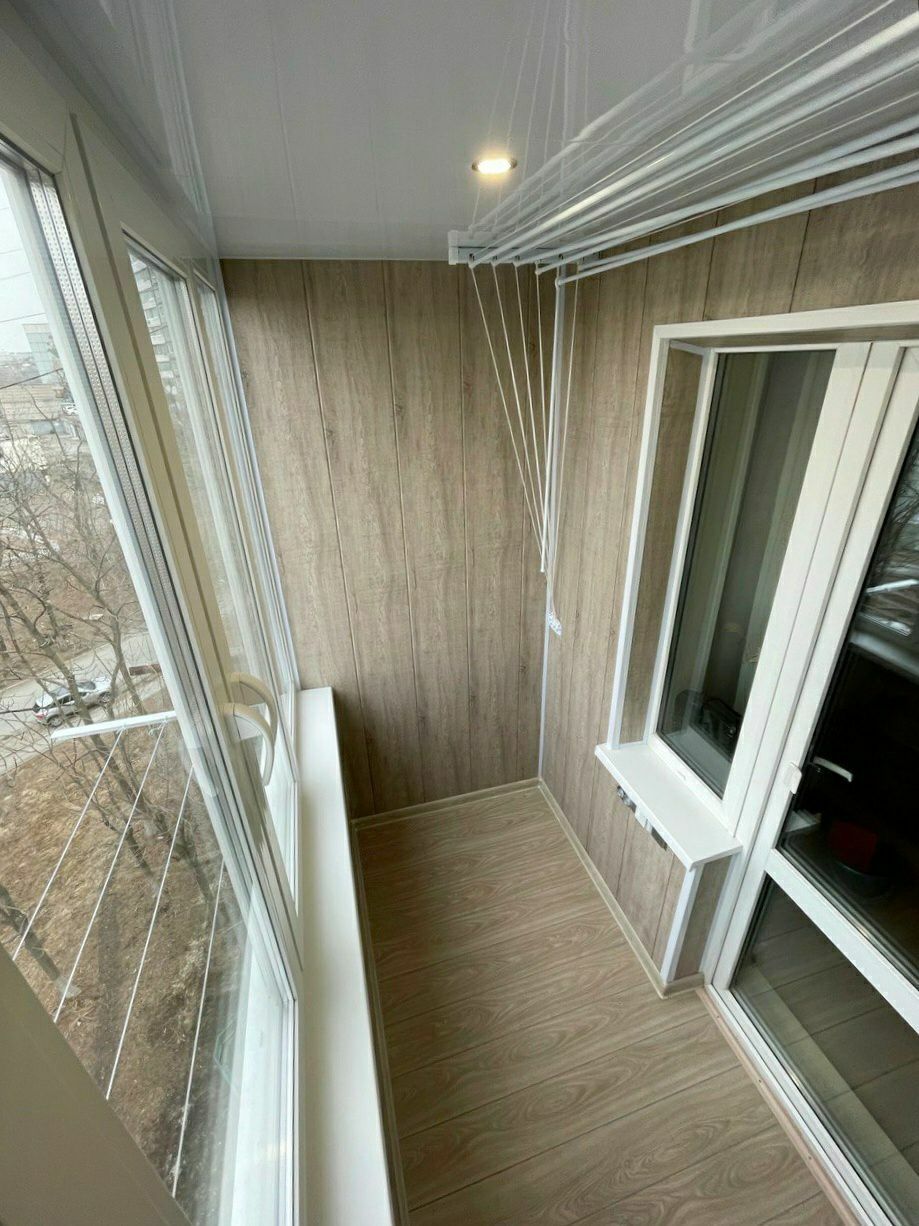 Объединение балкона с кухней